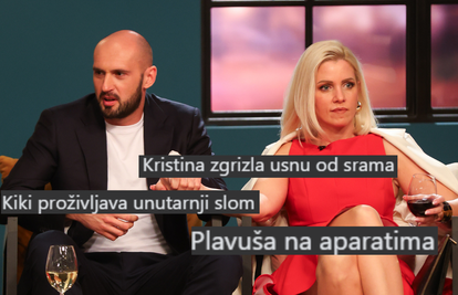 Gledatelji 'Braka na prvu' opet su kritizirali Kristinu: 'Zagrizla je usnu od srama i nervoze!'