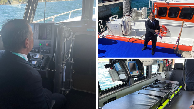 Beroš kao kapetan: Ministar za kormilom nove brodice hitne pomorske medicinske službe