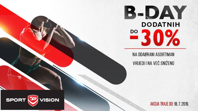 Kad Sport Vision webshop slavi, slavi s dodatnih do 30% popusta!