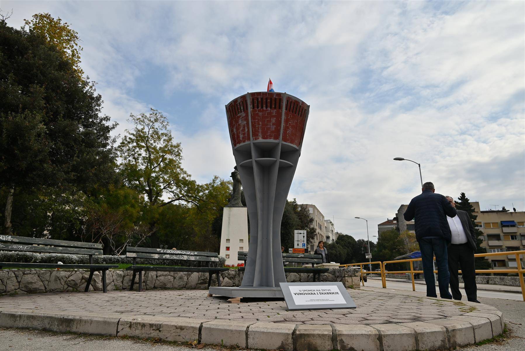 Split: Učenici napravili repliku Vodotornja u Vukovarskoj ulici
