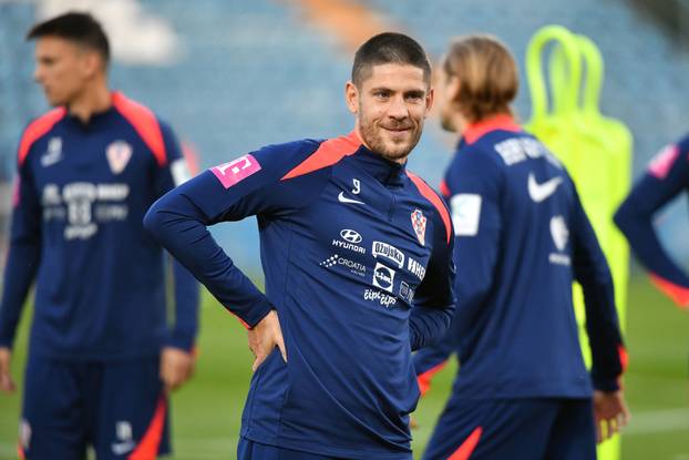 Varaždin: Trening hrvatske nogometne reprezentacije