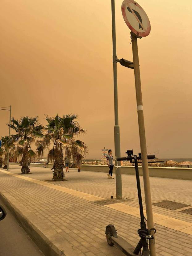 Sahara Dust In Crete