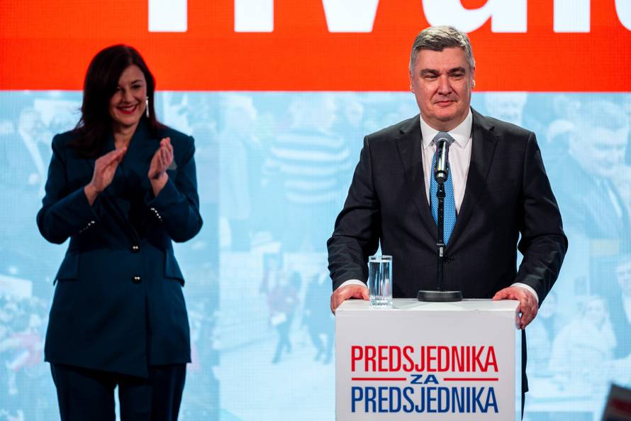 Zagreb: Zoran Milanović pobijedio na predsjedničkim izborima