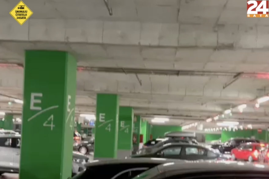 Evakuacija u garaži Arena centra u Zagrebu