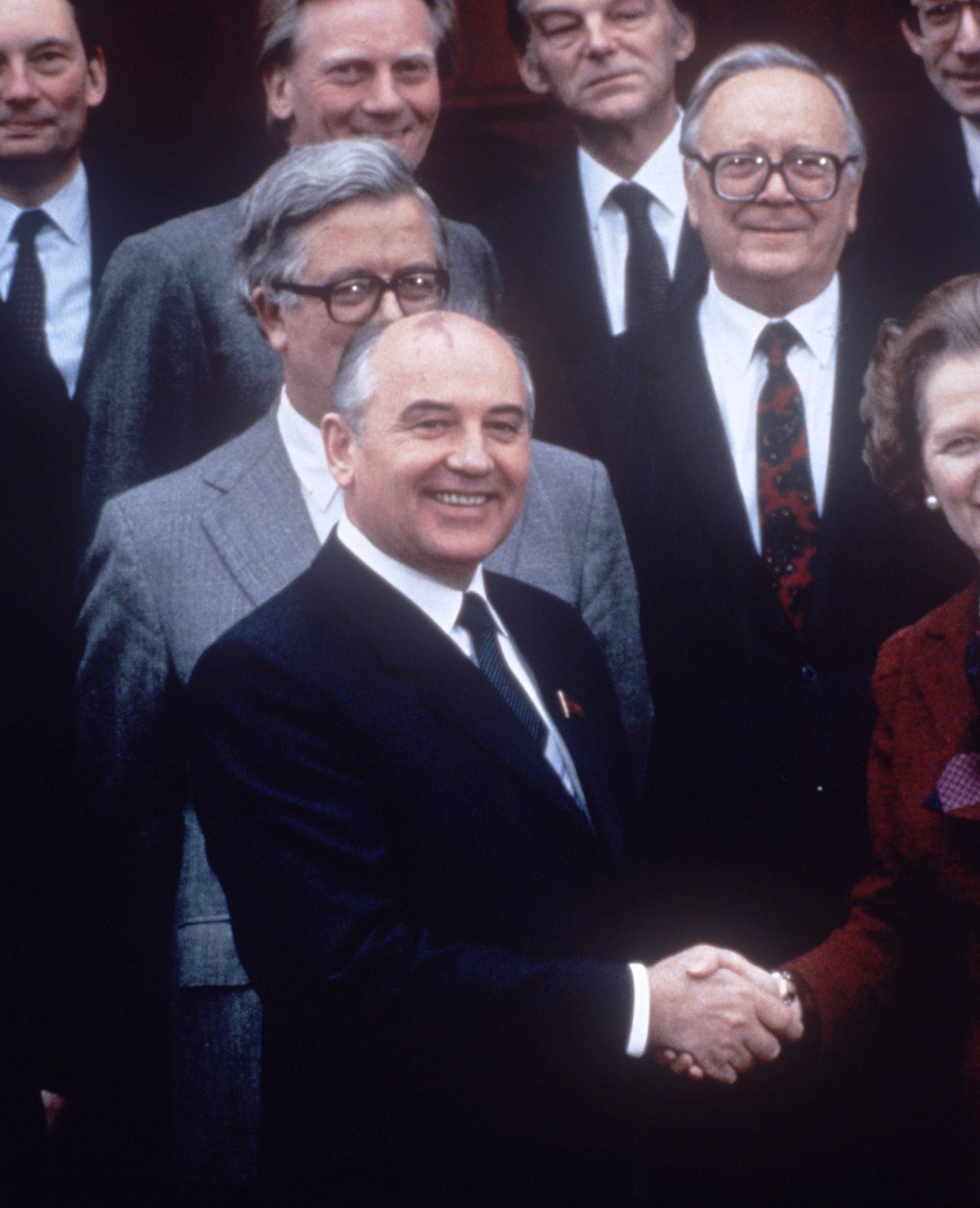 Mikhail Gorbachev and Margaret Thatcher - 1984