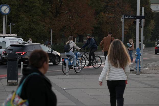 Zagreb: Trešnjevka za vrijeme štrajka ZET-a