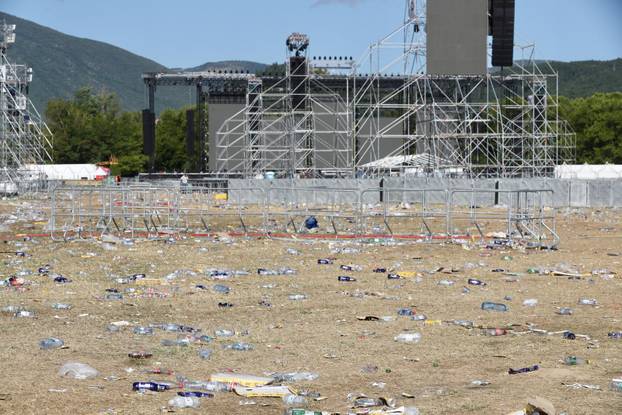 Jutro nakon koncerta Marka Perkovića Thompsona na sinjskom hipodromu
