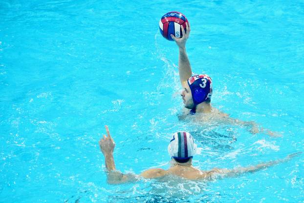 Beograd: Utakmica 3. kola druge faze EURA vaterpolista Hrvatska - Italija 