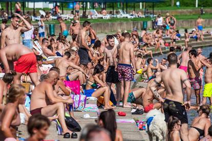 Ljeto u Slavoniji: U Osijeku kao na moru, svi uživaju na plaži