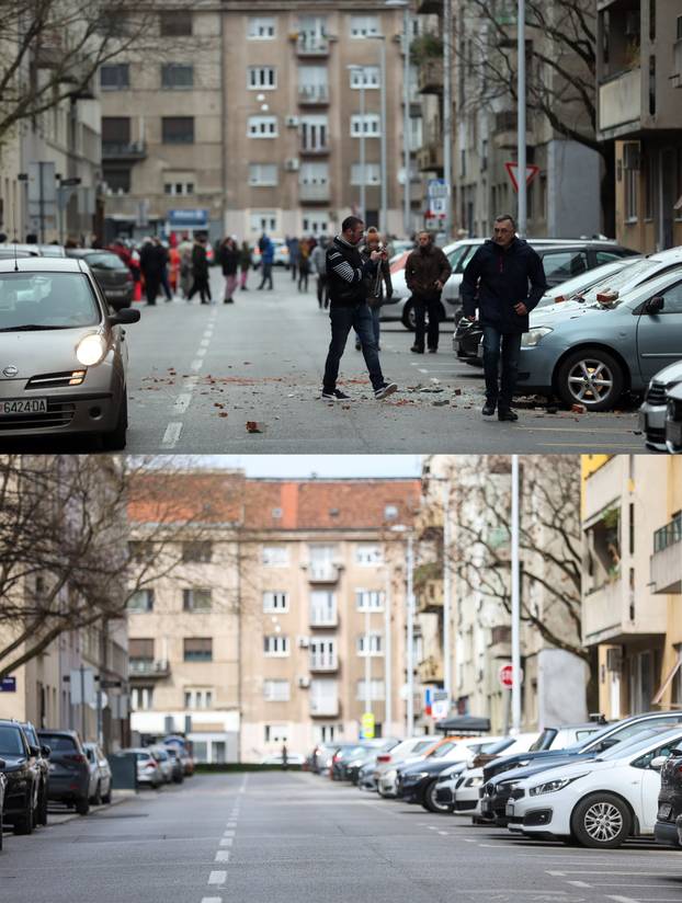 Peta godišnjica potresa: Kako je Zagreb izgledao na dan potresa, a kako izgleda danas