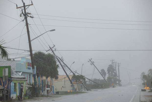 Hurricane Milton approaches Fort Myers, Florida