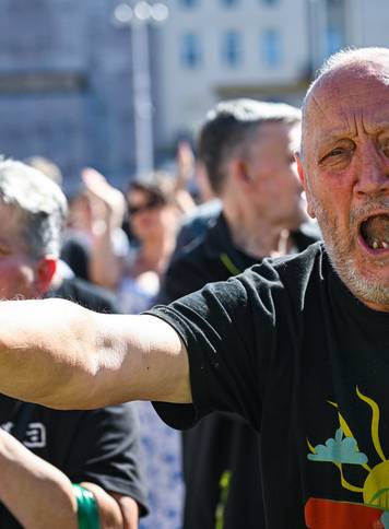 Zagreb: Održan "Prosvjed za spas hrvatske kulture, ne uvozu stranih radnika"