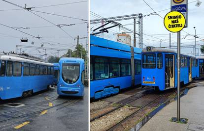 FOTO Stoje tramvaji u centru Zagreba: Oštećena naponska mreža kod Jagićeve ulice