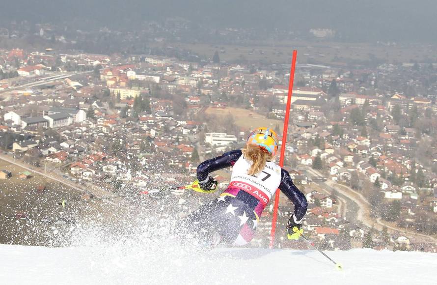Garmisch Partenkirchen: SP u skijanju, slalom, žene