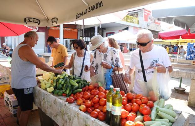 Šibenik: Bogata ponuda vo?a i povr?a na gradskoj tržnici