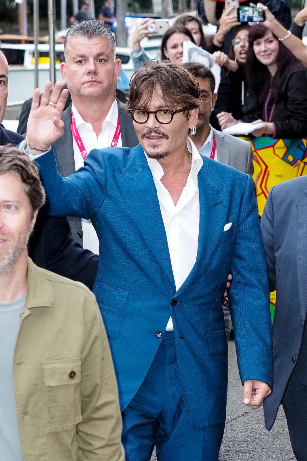 Venice - Johnny Depp Leaves Casino