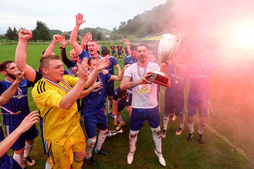 Pušća: Nikola Pokrivač nastupio u finalu nogometnog kupa, NK Pušća - NK Sutla Laduč