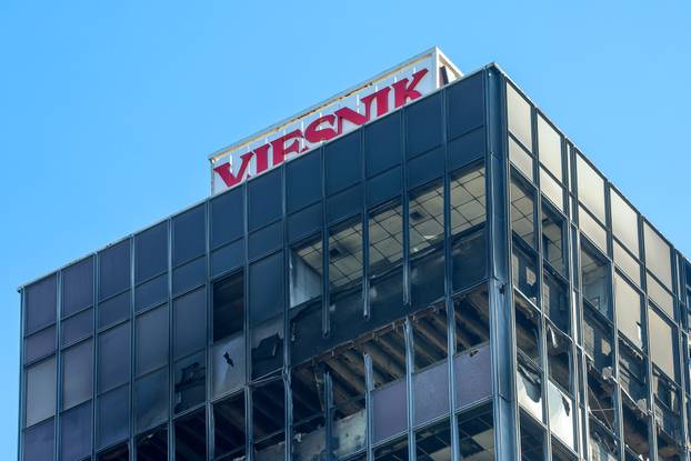 Zagreb: Bageri ruše popratni dio Vjesnikovog nebodera