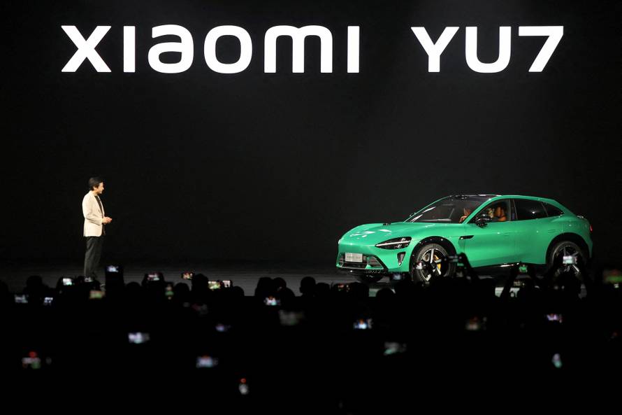 FILE PHOTO: Xiaomi's launch event in Beijing