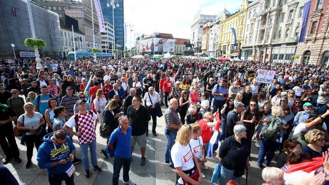 Zagreb: Na glavnom Trgu održan je Festival slobode 2.0