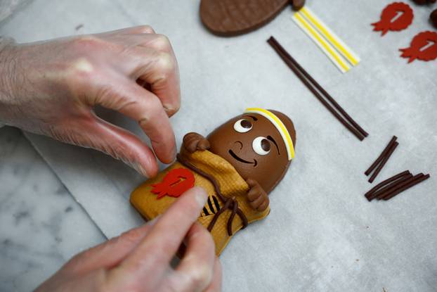 A French chocolatier creates Olympics-themed Easter eggs