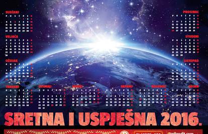 U ponedjeljak! 24sata daruje kalendar i godišnji horoskop!