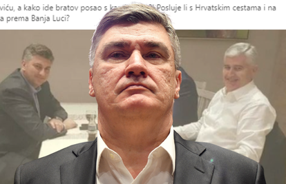 Milanović objavio sliku Dodika i Plenkovića: Butkoviću, kako ide bratov posao s kamionima?!