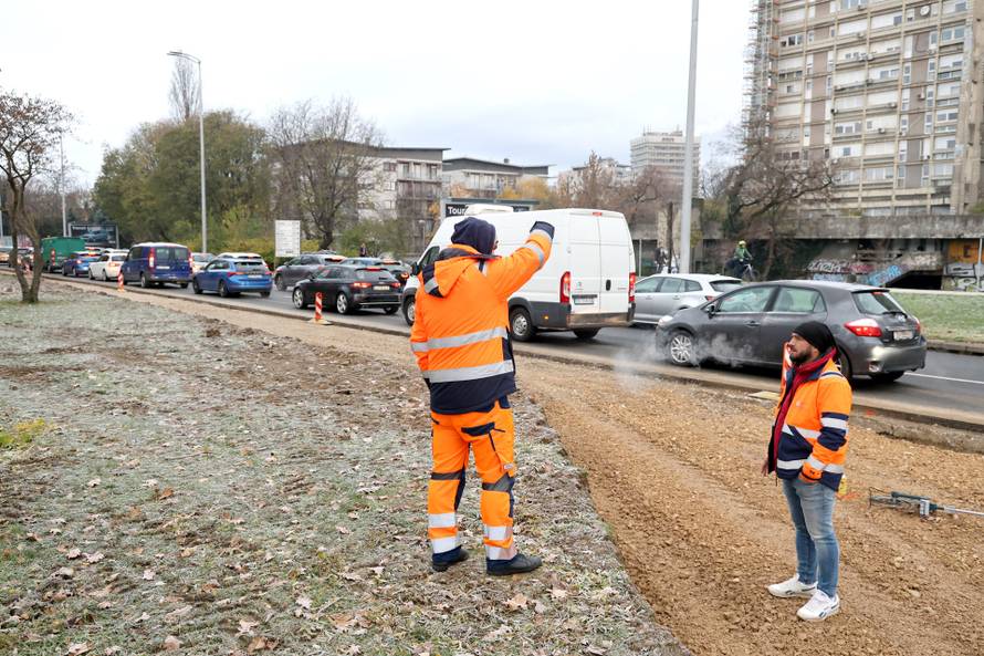 Zagreb: Oko Vjesnika radovi i gužve