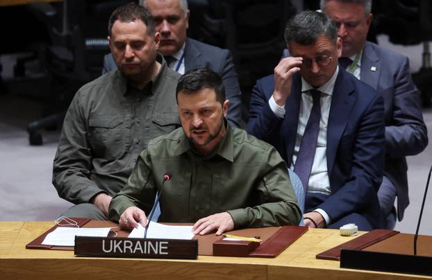 UN Security Council meets about Ukraine at UN HQ in New York