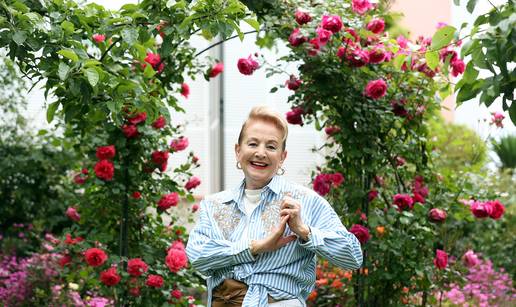 FOTO Ksenija Urličić je za svoj vrt prepun ruža osvojila prvu nagradu na Floraartu u Zagrebu
