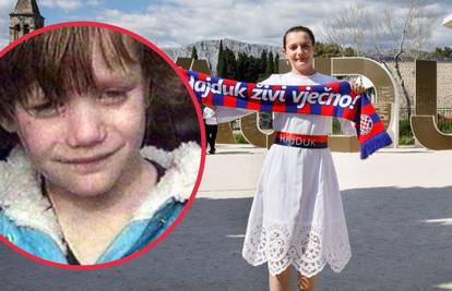 'Djevojčica u plavom kaputiću' na Poljudu navijala za Hajduk: Jako sam ponosna što sam tu