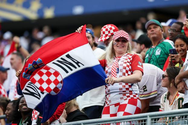 SP 2026 Philadelphia: Atmosfera na tribinama tijekom utakmice Hrvatske i Gane