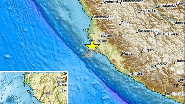Jak potres pogodio Peru