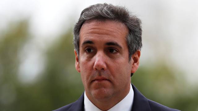 FILE PHOTO:    Cohen arrives to appear before Senate Intelligence Committee staff on Capitol Hill in Washington