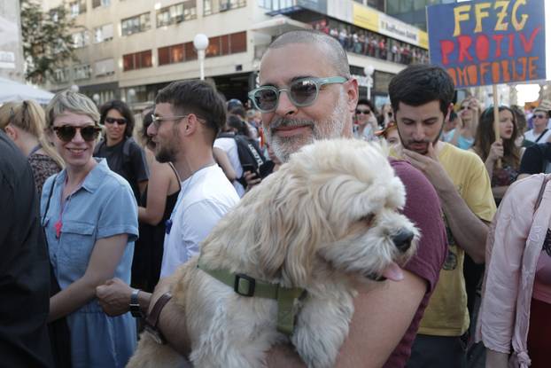 Zagreb: Osobe iz javnog i politi?kog života na Zagreb Prideu 2017.
