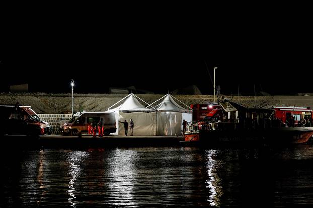 Rescue operations continue after a luxury yacht sank off Sicily