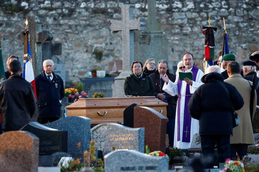 Funeral of late French far-right figure Jean-Marie Le Pen in La Trinite-sur-Mer