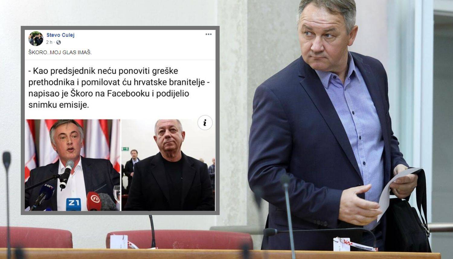 Ups, što će reći HDZ? Culej je izjavio da će podržati - Škoru