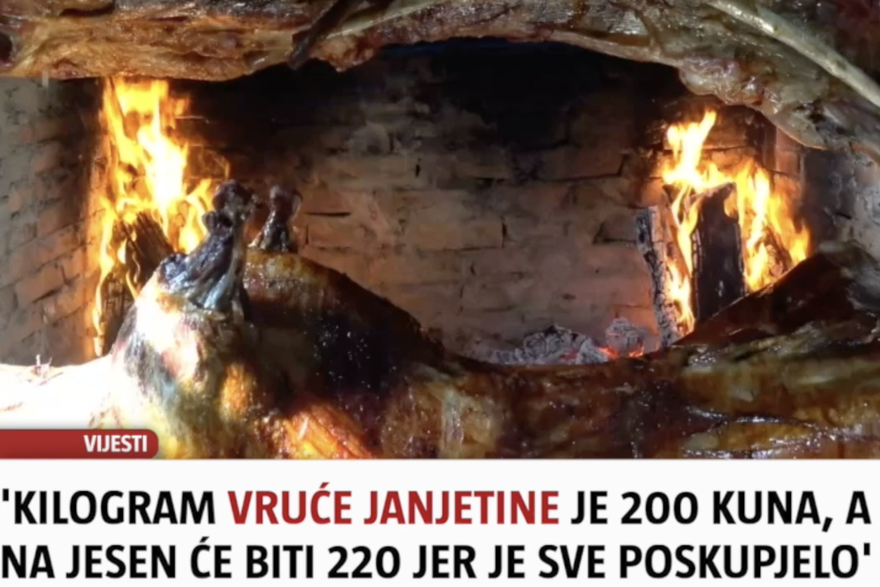 [TOP 3 VIJESTI DANA] 'Kilogram vruće janjetine je 200 kuna, a uskoro će biti 220, sve je poskupjelo, struja mi je otišla s četiri na 11 tisuća kuna'