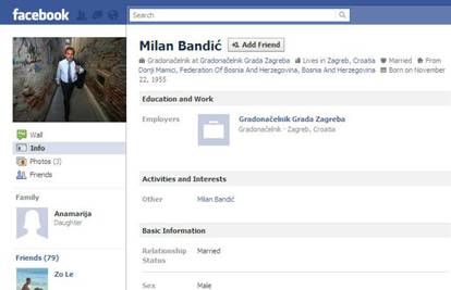 Milan Bandić na Facebooku skuplja prijatelje prije izbora