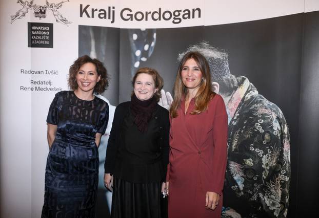 Zagreb: Poznati na premijeri drame Kralj Gordogan