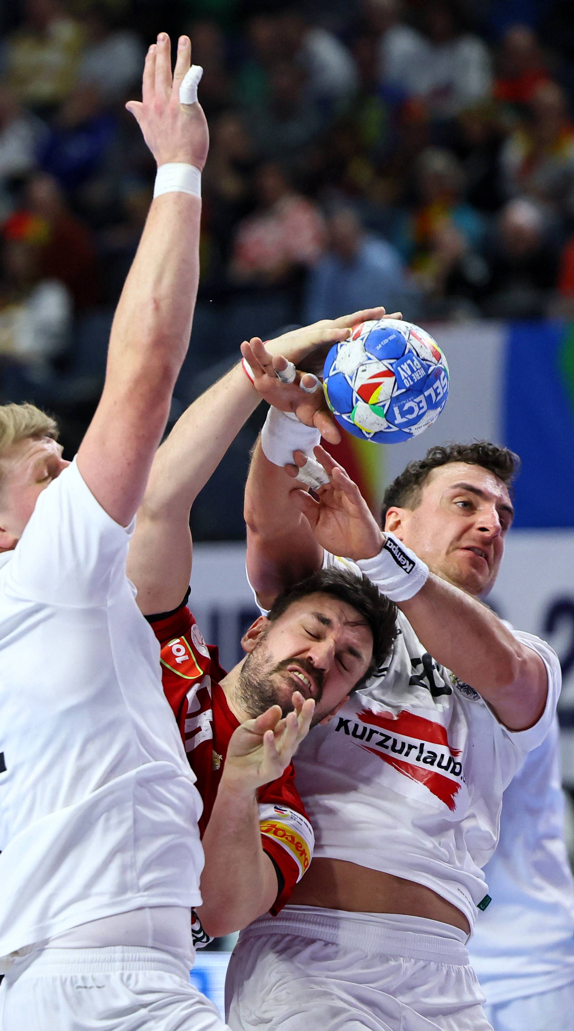 EHF 2024 Men's European Handball Championship - Main Round - Hungary v Austria