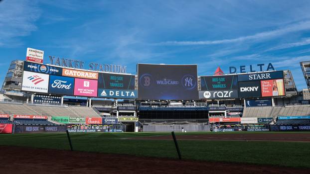 MLB: Wildcard-Boston Red Sox at New York Yankees