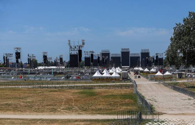 Zagreb: Radovi na hipodromu uoči koncerta Marka Perkovića Thompsona