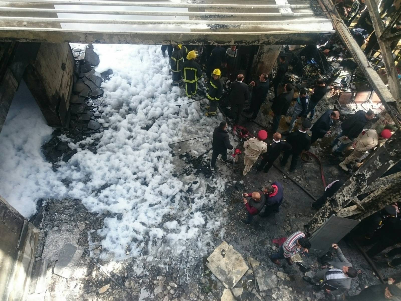 Fire at Cairo's Railway Station
