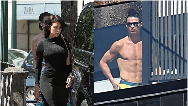 Ronaldo u karanteni 'pločice' sunča, a Georgina u shoppingu