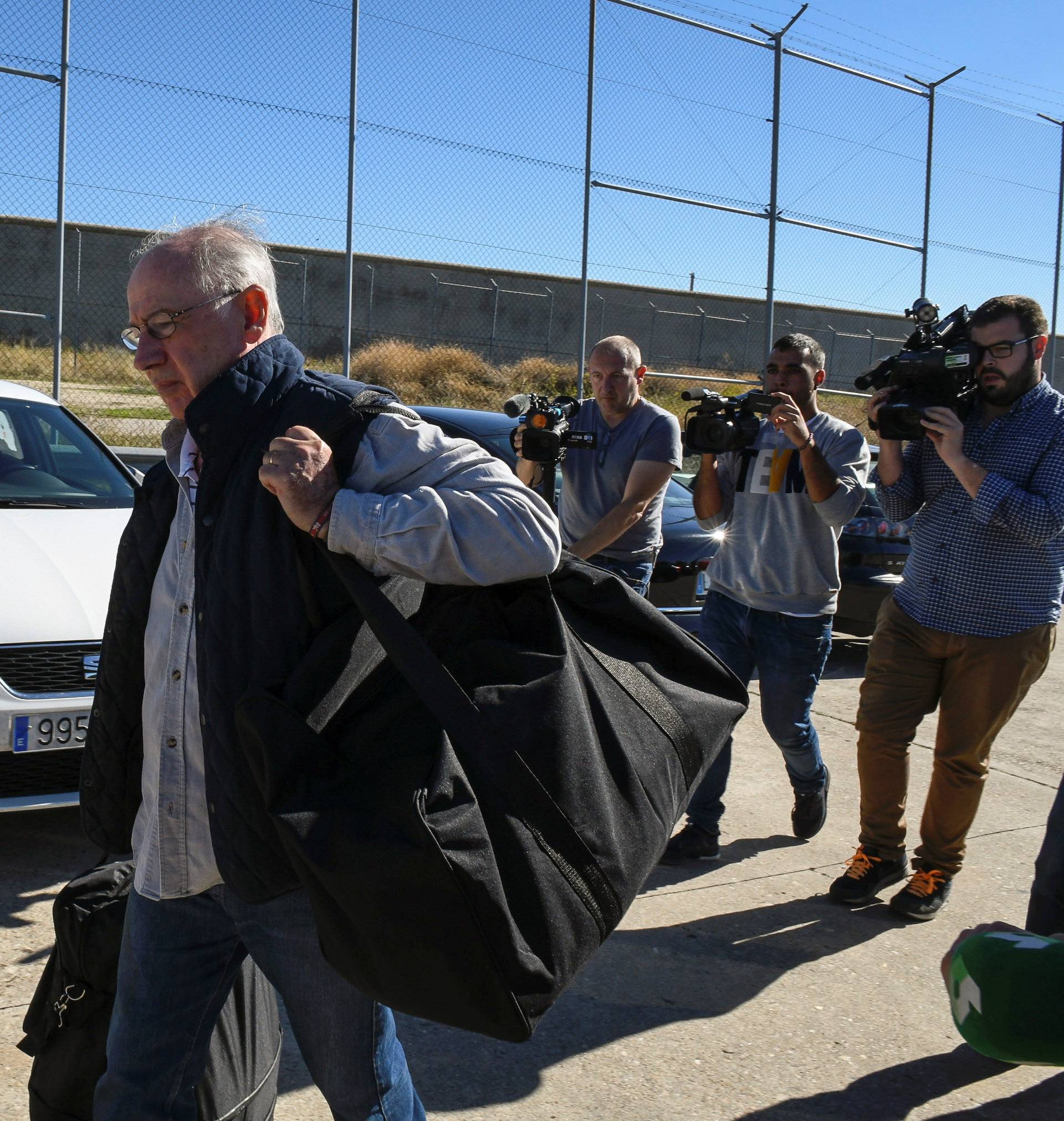 Former International Monetary Fund chief Rodrigo Rato arrives to enter prison in Soto del Real