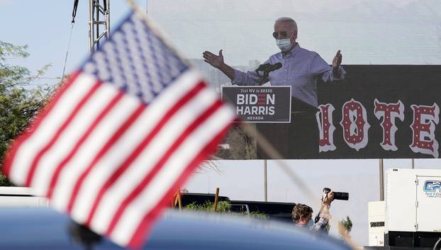 Democratic U.S. presidential nominee Biden campaigns in Las Vegas, Nevada