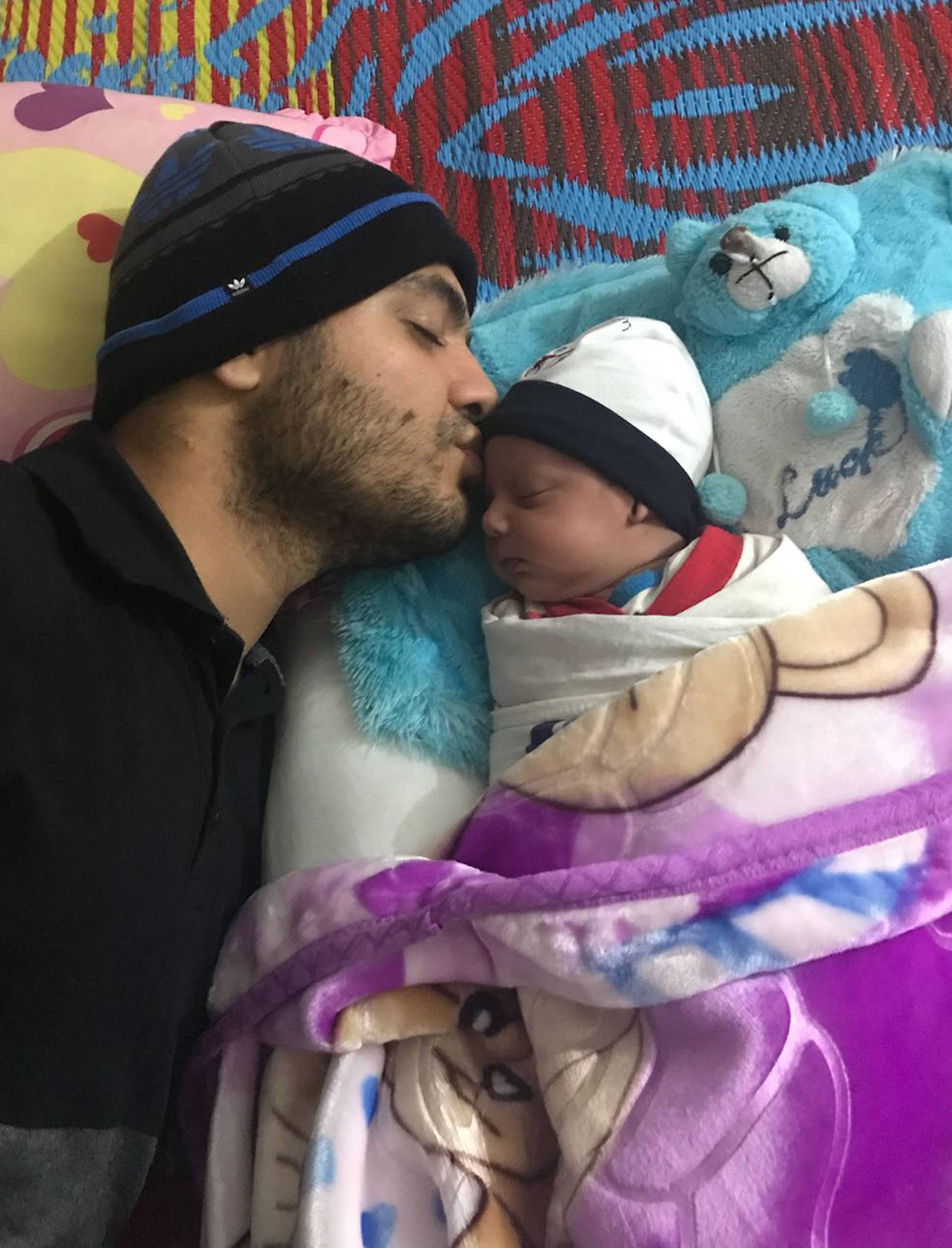 EXCLUSIVE: Joy for the man whose boyhood plight symbolised the suffering of the Iraq War after losing both arms in a bomb blast as he becomes a father.
