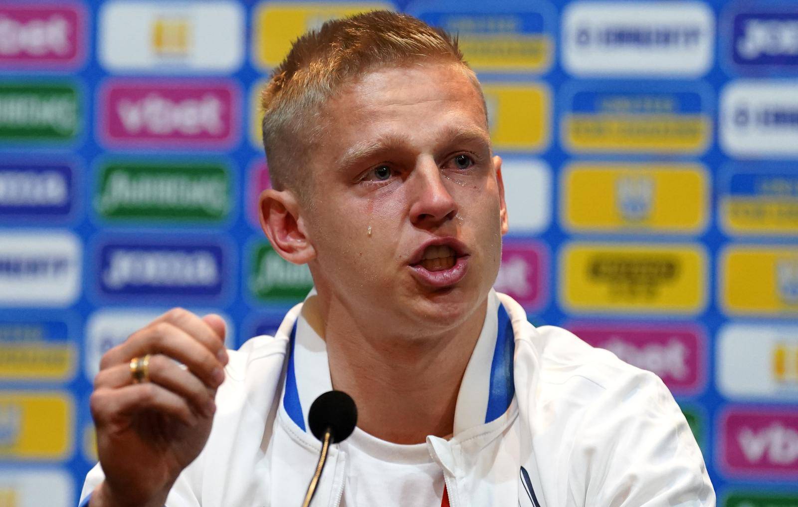 Ukraine Training Session and Press Conference - Hampden Park